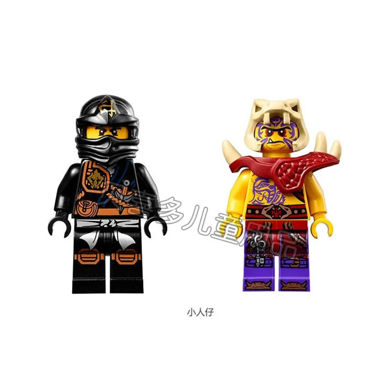 Bela BL10322 Совместимость Legoe Ninjagoe грохочущий фехтовальщик строительные блоки