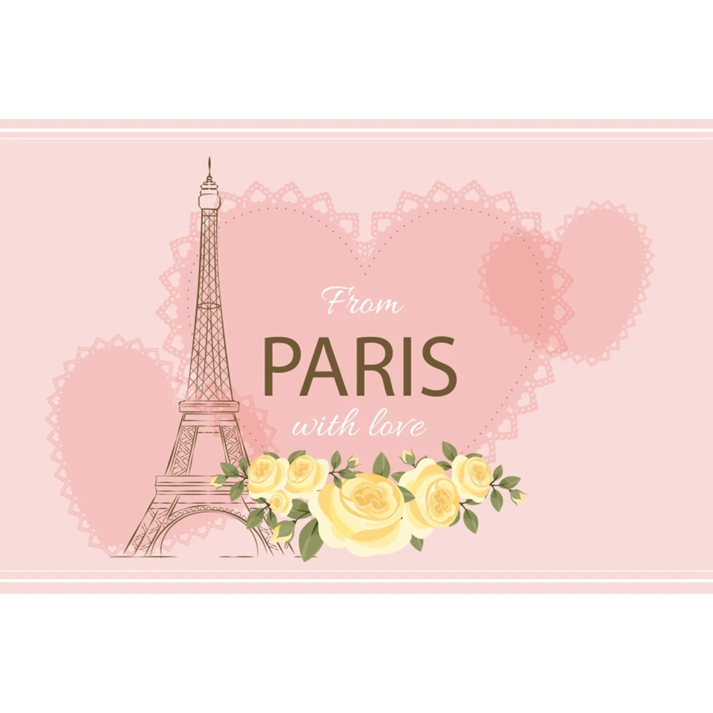 Фон для фотосъемки Yeele с изображением Эйфелевой башни Парижа|Фон фотосъёмки| |