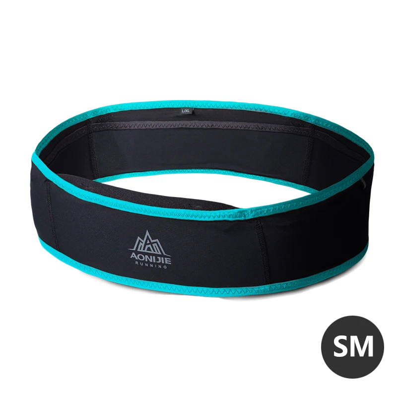 SM.Black Green AONIJIE W938 тонкий беговой поясной ремень сумка для бега поясная сумка для путешествий деньги марафон тренажерный зал тренировки фитнес 6,9 В держатель мобильного телефона - Цвет: SM.Black Green