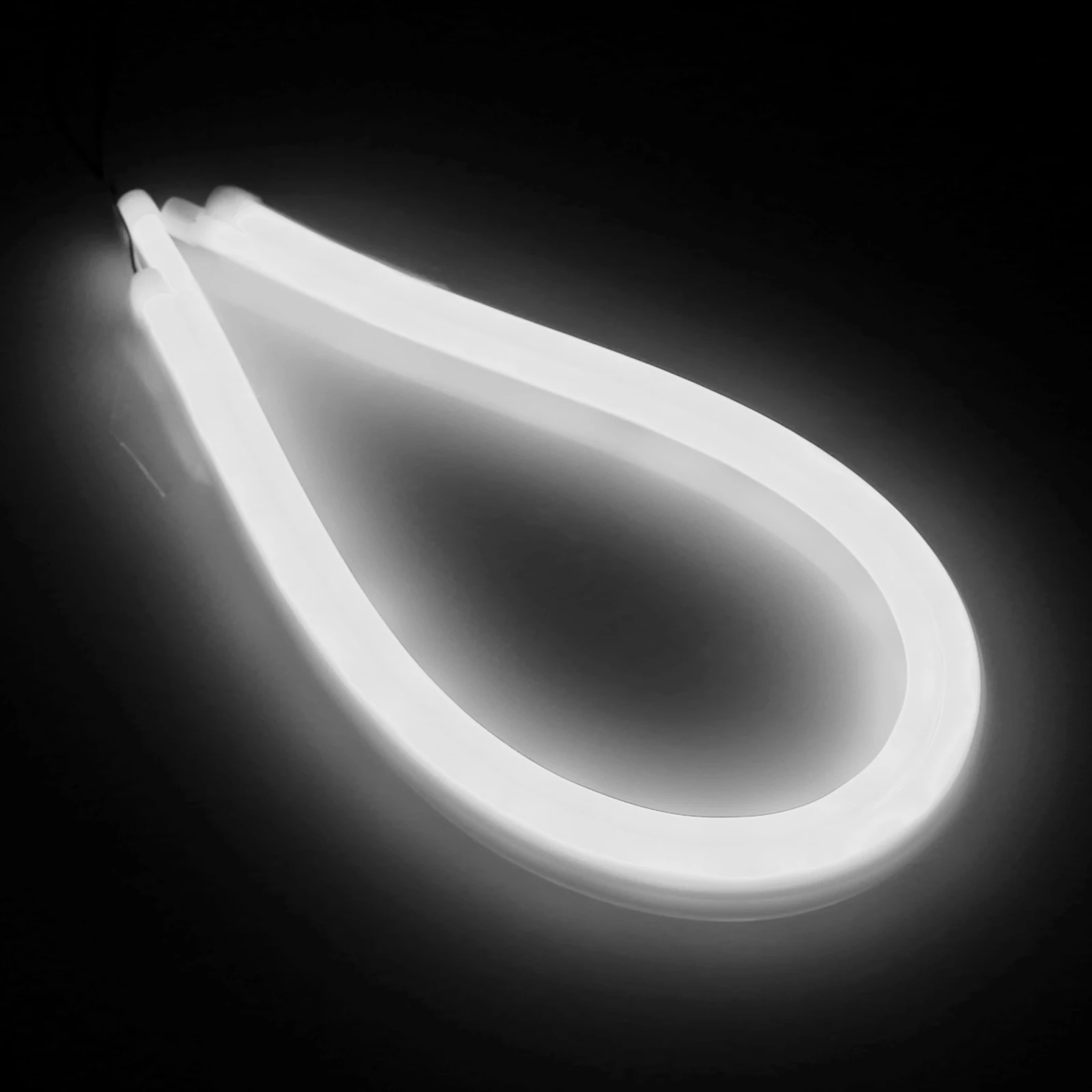 2 шт. 60 см автомобильный гибкий DRL поворотник Белый светодиодный струящийся бар