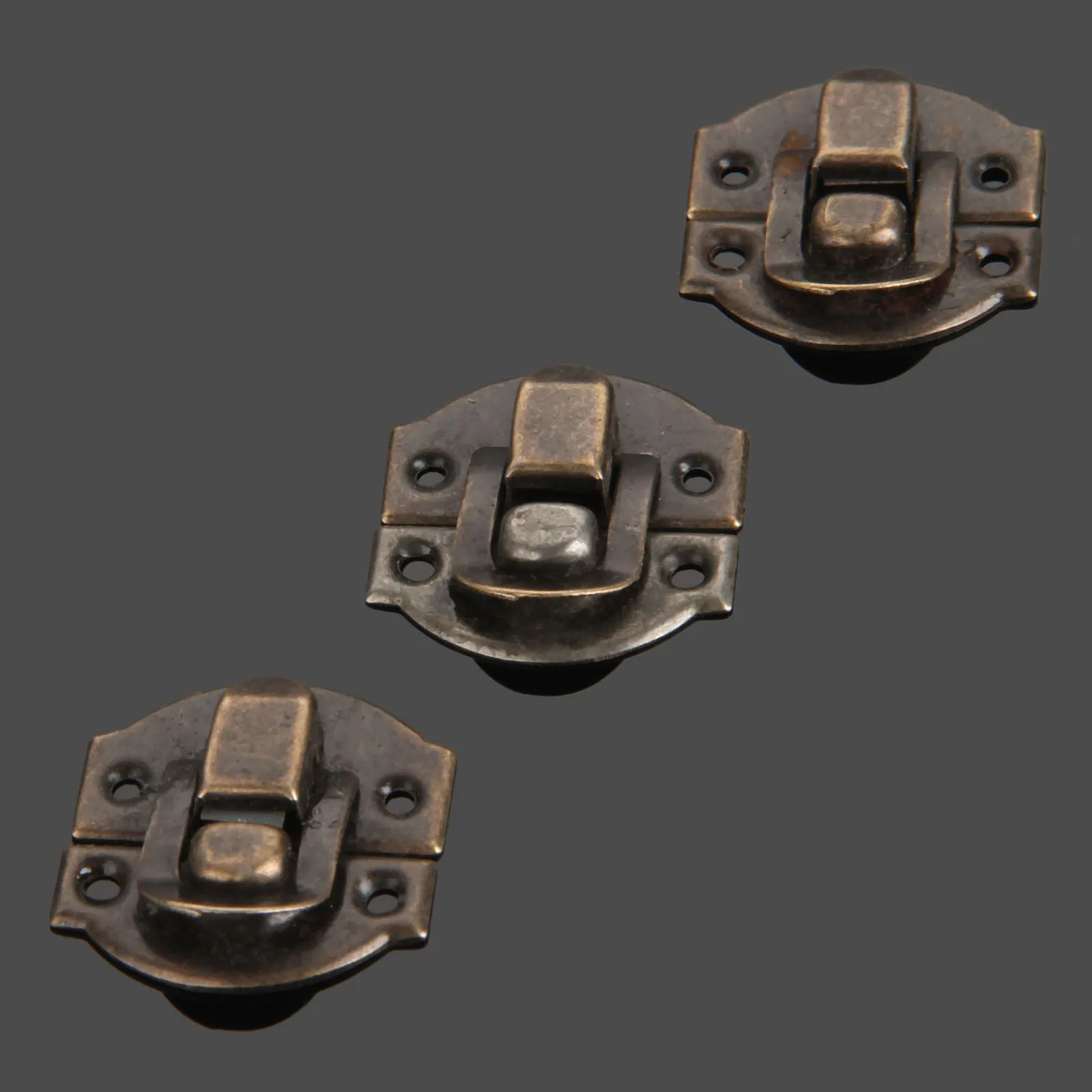 10 шт. антикварных бронзовых морских звезд коробка фиксаторами Железный