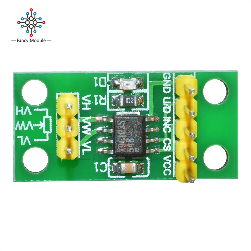 Цифровой потенциометр X9C103S плата модуль DC3V 5V для Arduino| |