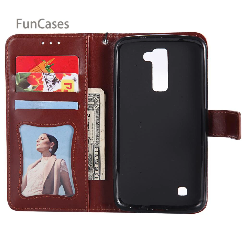Flower Vine Flip Case sFor Hoesje LG K10 PU Leather Bag Cover Exotic Rhinestone Bulk Carcasa Funda | Мобильные телефоны и