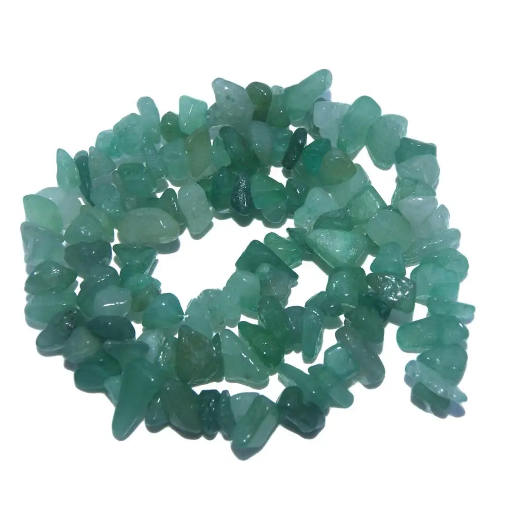 Green Aventurine Натуральный камень 5-8 мм неправильной формы чипа свободной формы бисера розовый кварц аметисты Агаты лазурит для самостоятельного изготовления ювелирных изделий браслет - Цвет: Green Aventurine