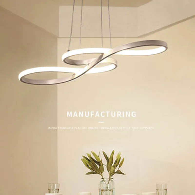 Led столовая люстра простой современный барная Люстра Творческий индивидуальный