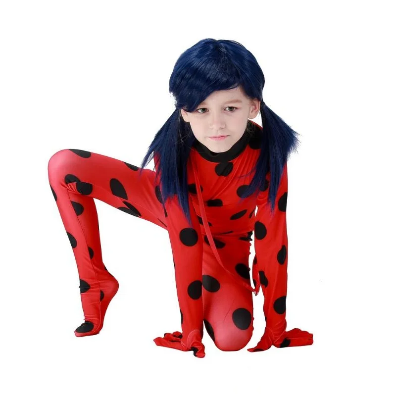 

Child Role Play Coccinella Septempunctata Cosplay Costume Halloween Girl's Jumpsuit Masquerade Carnival Cosplay Costume