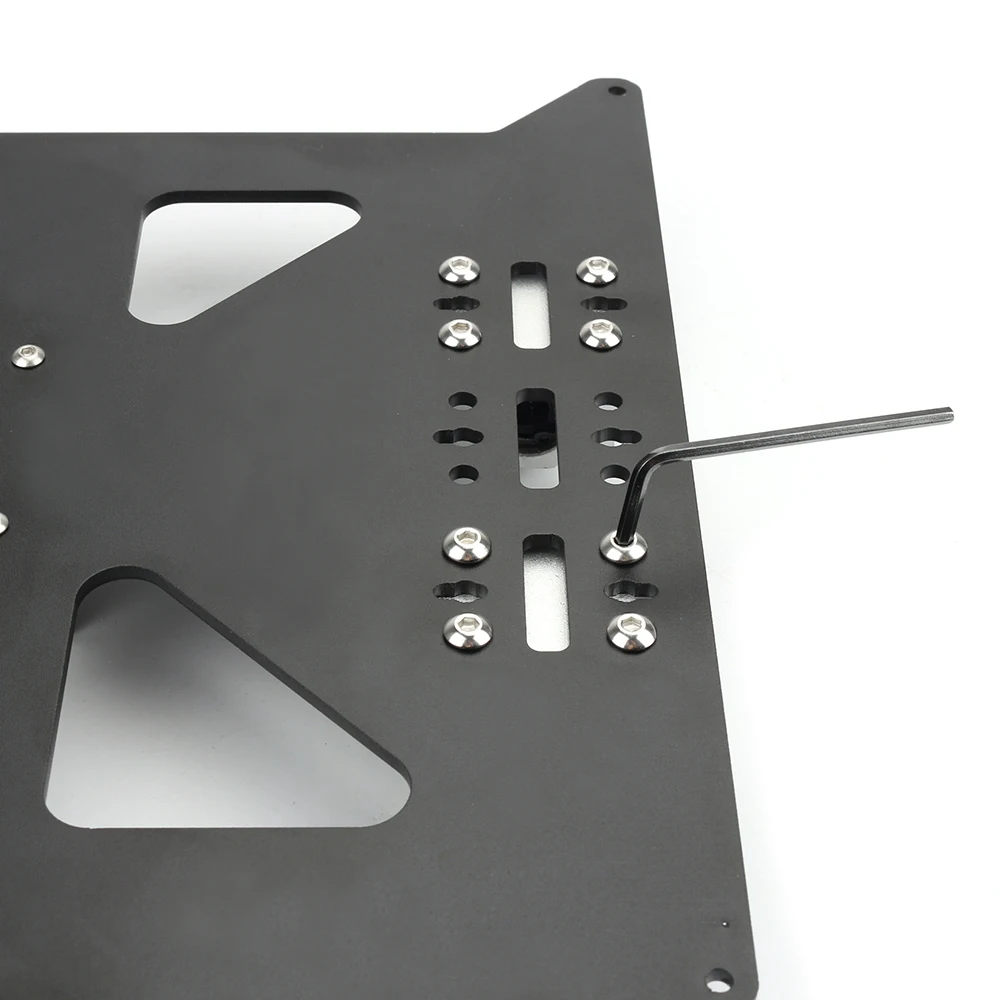 Алюминиевая Y карета анодированная пластина с SC8UU pgrade Prusa i3 V2 Горячая кровать опорная пластина для Prusa i3 RepRap DIY части 3d принтера