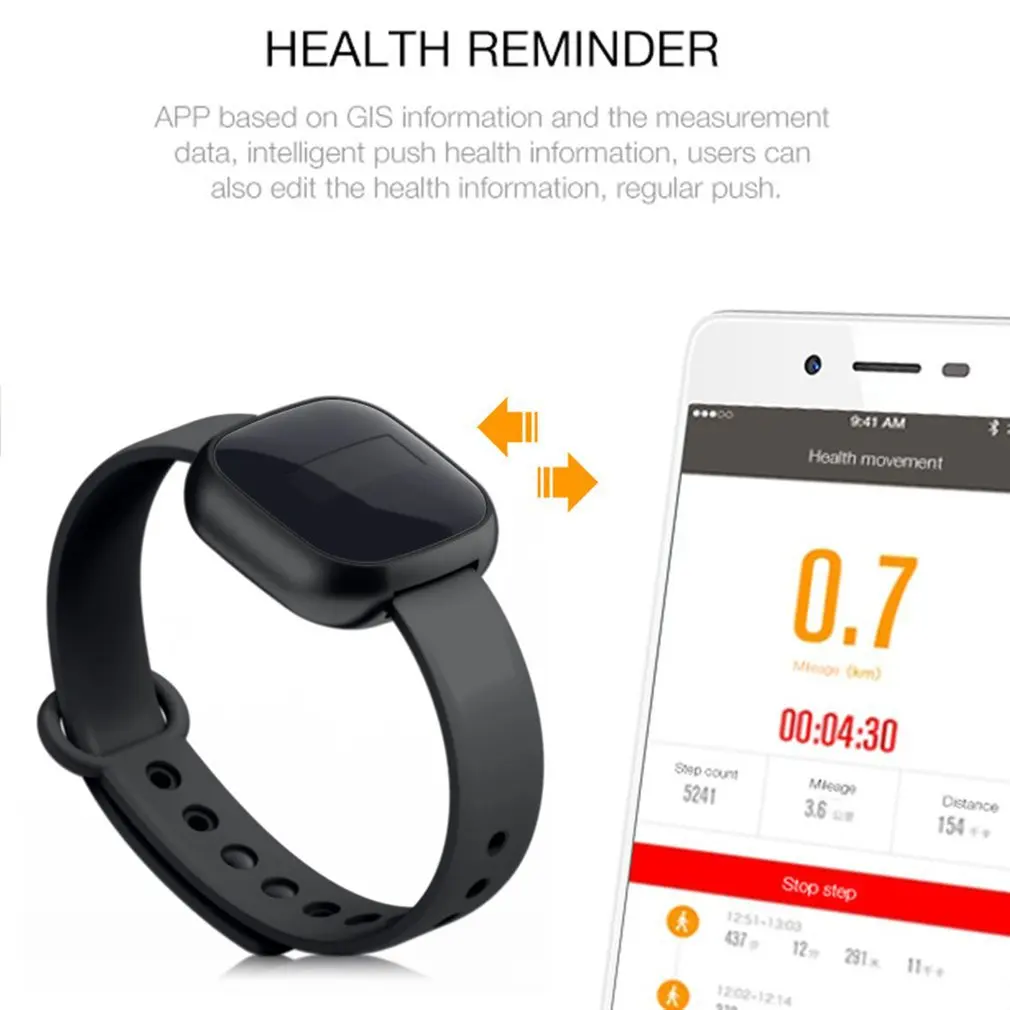 V8 Bluetooth Smart часы OLED Спорт на открытом воздухе носить Камера браслет женский