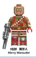 1029 20 шт. Fortnight Battle Royale боевой гончик красный Рыцарь любовь рейнджер Merry Marauder увлажняющий Merman строительные кубики, детские игрушки - Цвет: 1029