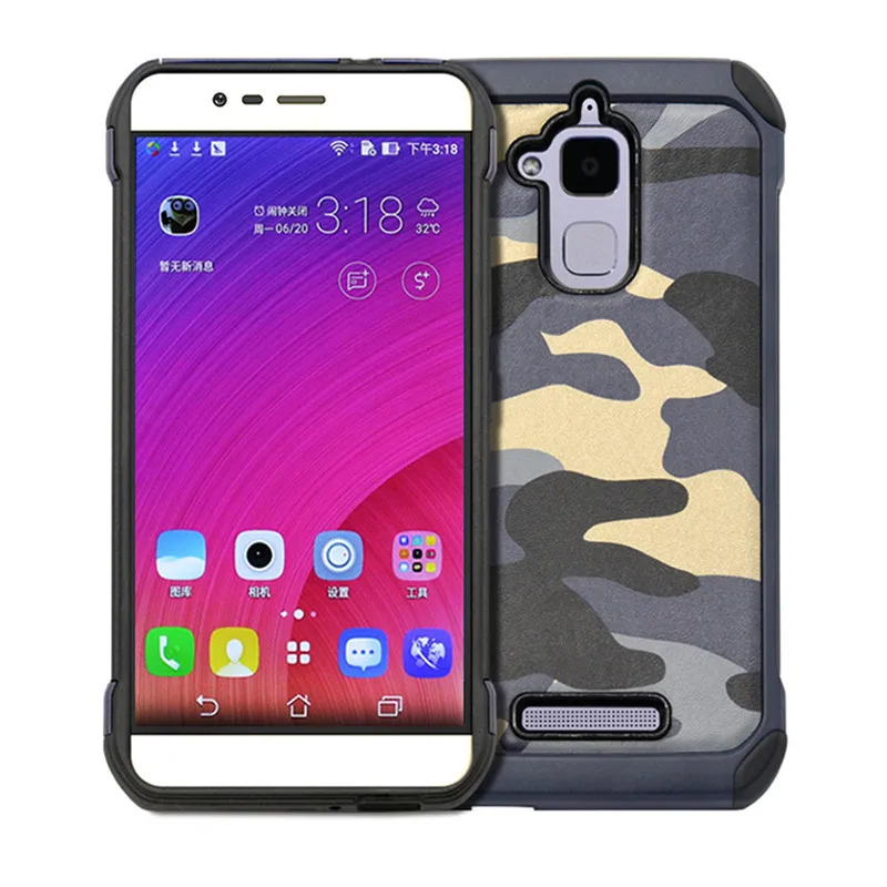 Blue NTSPACE для Asus ZenFone 3 ZE550KL ZE520KL ZC520TL Камуфляжный защитный противоударный чехол Для Zenfone ZD551KL ZB501KL защитный чехол - Цвет: Blue