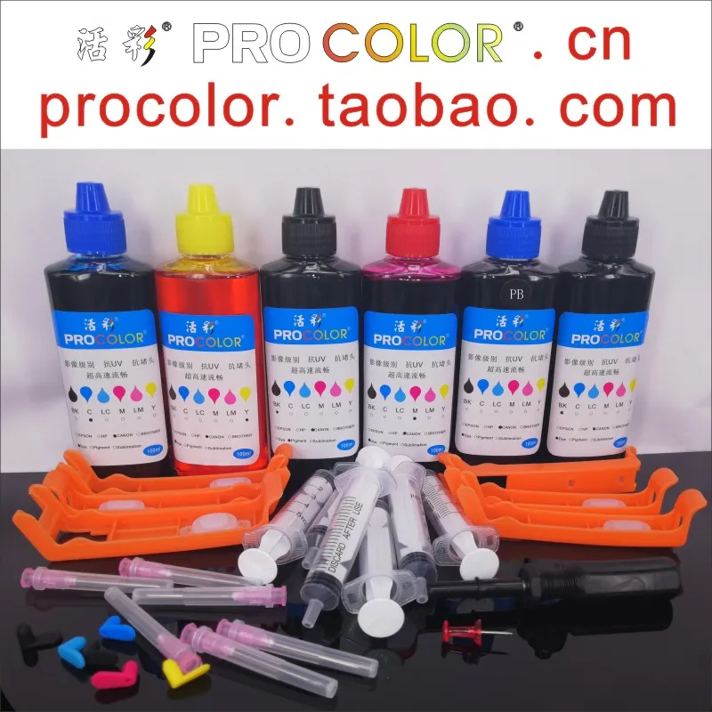 

PGI-480 480 Pigment CLI-481 481 PB Dye ink refill kit for Canon PIXMA TS8340 TS8140 TS8240 TS9140 TS 8340 9140 8240 8140 printer