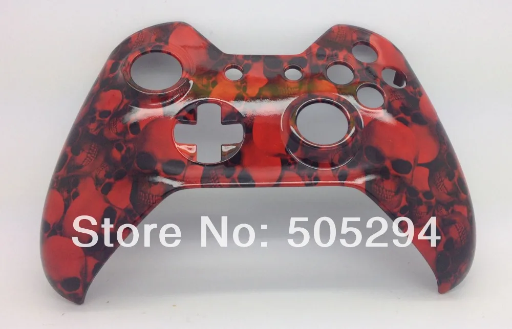 Для контроллера Xbox one большой красный корпус с черепом подходит как для порта 3 5