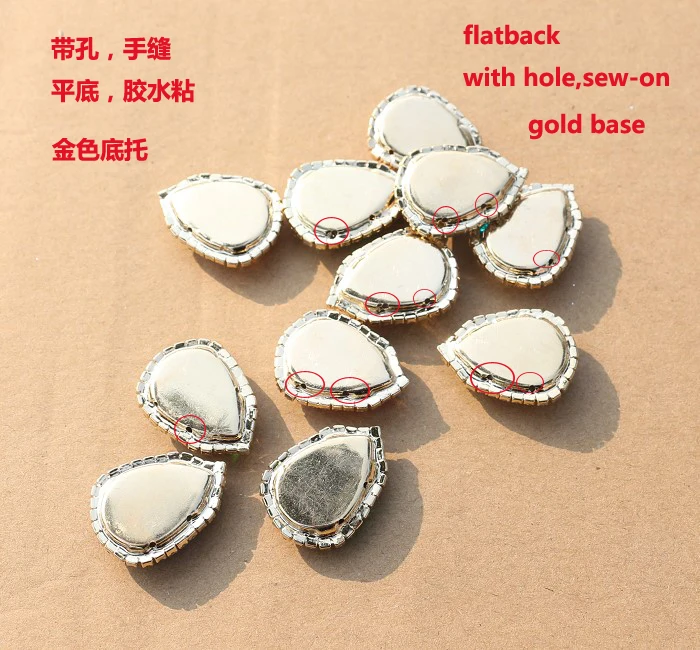 2 шт./упак. Необычные большие стеклянные Кристальные Стразы со стразами шитые