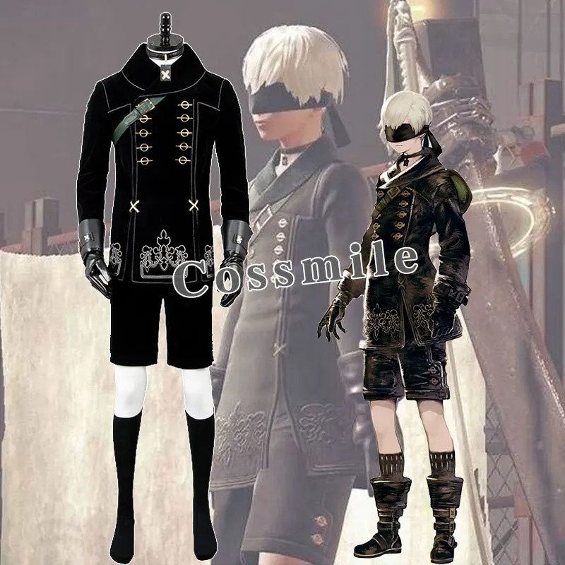 NieR:Automata Костюмы для косплея Номер 9 Тип S Карнавальный костюм Хэллоуина Полный