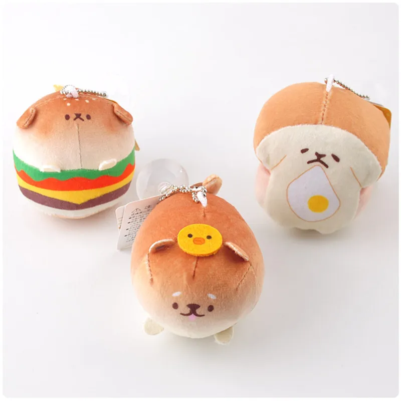 Модные забавные булочки для гамбургеров сыра собаки плюшевые кулоны игрушки