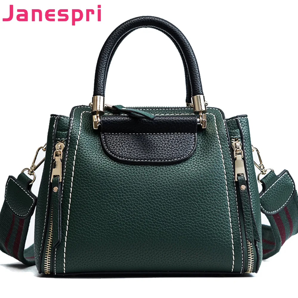 Janespri/женские сумки из мягкой искусственной кожи с высокой емкостью модная