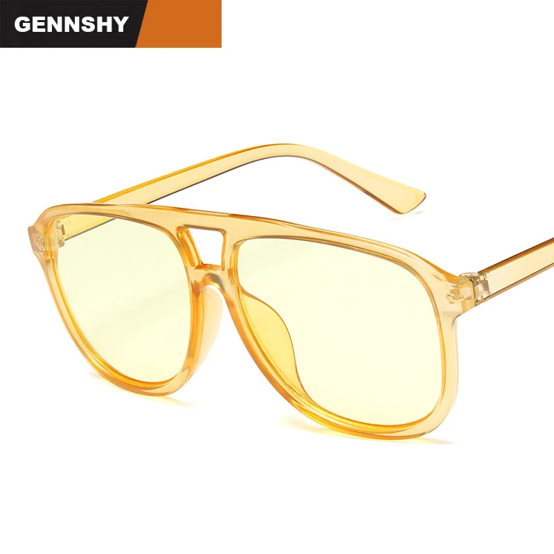 Новинка 2019 солнцезащитные очки в большой оправе для мужчин и женщин классные