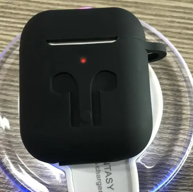 Free Ship Universal Cases for Airpods 1st 2nd Generation Protective Earphone Cover Case Apple airpods 1 2 with Carabiner | Электроника