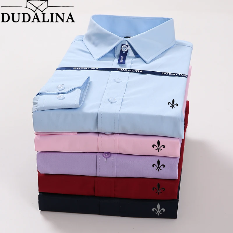 Homen Camisa Masculina Dudalina размера плюс мужские рубашки с длинным рукавом, стильный мужской социальная Masculina Стройное пригодное