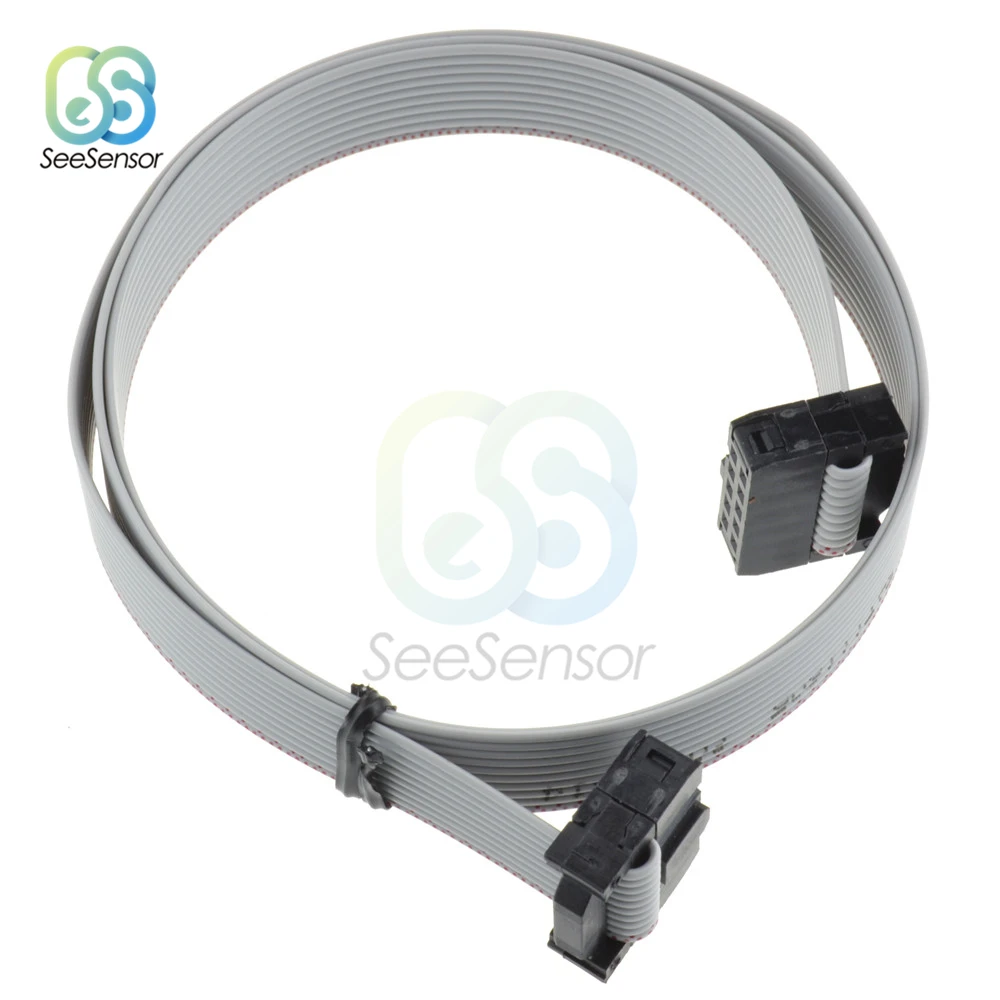 5 шт. 70 см 10 Pin 2 54 мм разъем USB ASP ISP JTAG AVR провод P IDC плоский ленточный кабель для