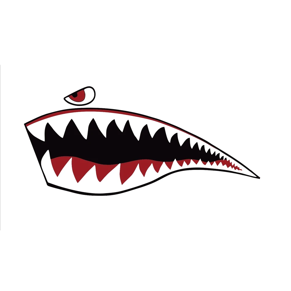 Shark Fighter Vinyl Rubber Bumper Sticker Personality Accessories Decal | Автомобили и мотоциклы