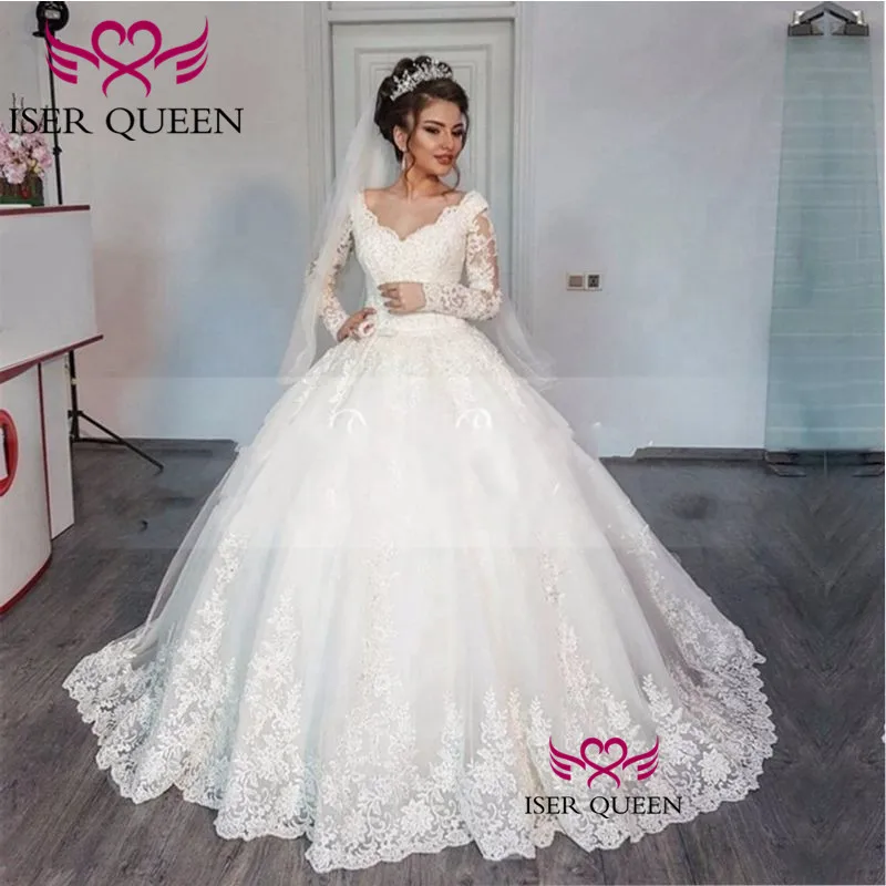 Винтажные с длинными рукавами вышивкой v-образный вырез цвета слоновой кости