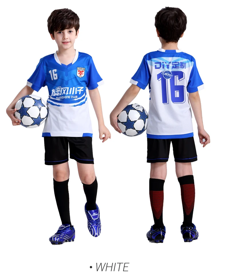 Детские футбольные майки, спортивные футбольные командные майки, Camiseta de Futbol, Футбольная форма для мальчиков, дышащие спортивные костюмы на заказ