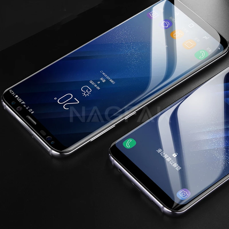Nagfak Экран протектор Плёнки для Samsung Galaxy S8 s8plus Note8 3D мягкий защитный S7 Edge S6Edge (не