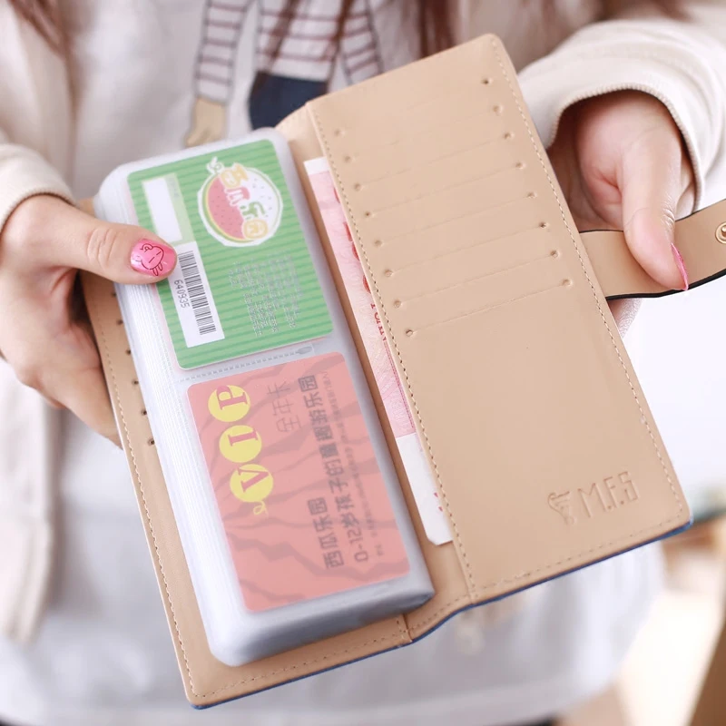 Женщины 55 карты ID держатель большой емкости свежие конфеты цвет аниме hasp