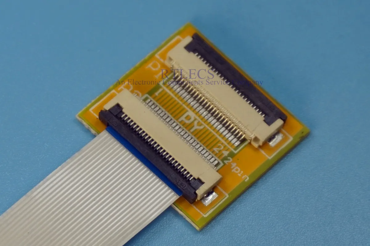 2 комплекта 24 Pin к 0 5 мм шаг FPC кабель удлинитель плата адаптер PCB FFC 100 200 300 те же