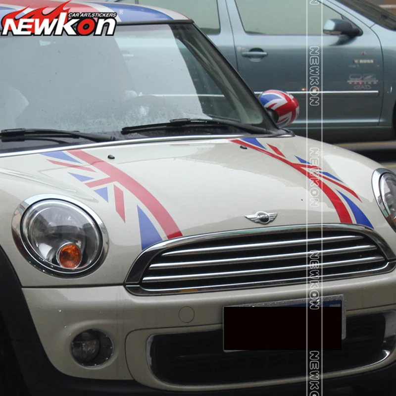 Стильная наклейка Mini Cooper union jack на крышу автомобиль виниловый Графический стикер