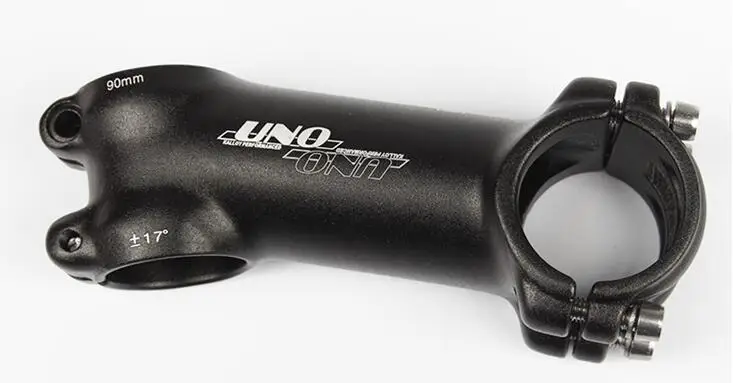 17-90mm UNO Алюминий сплав MTB руль для шоссейного велосипеда из стволовых 28,6/31,8 мм 7/17/35 градусов 60/80/90/100/110/120/130 мм - Цвет: 17-90mm