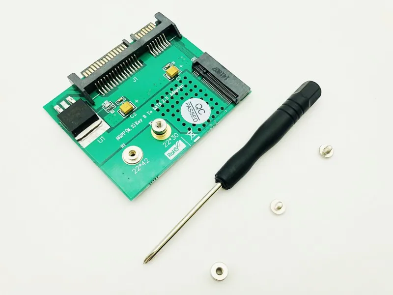 Переходник NGFF ( M2 ) SSD на SATA 2 5 дюйма M.2 SATA3 конвертируемая светодиодный 3 В