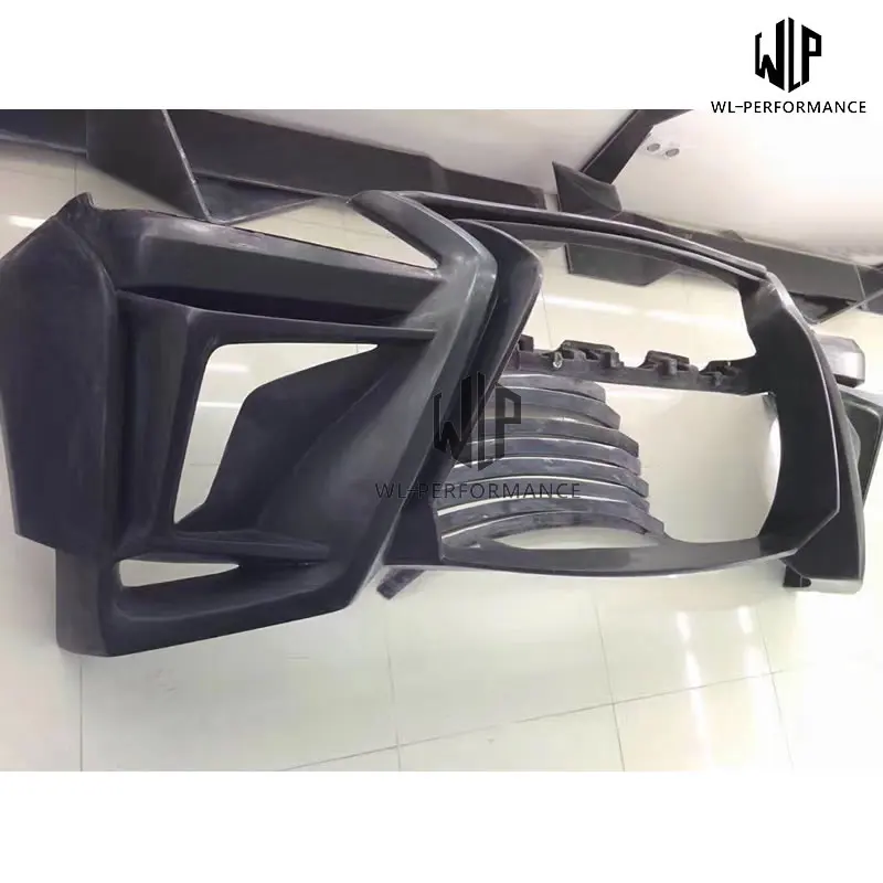 Высококачественный FRP материал передний и задний бампер боковые юбки Стайлинг