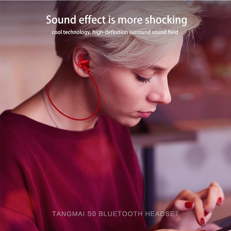 Беспроводной Bluetooth наушники Универсальные вкладыши для бега гарнитура музыка