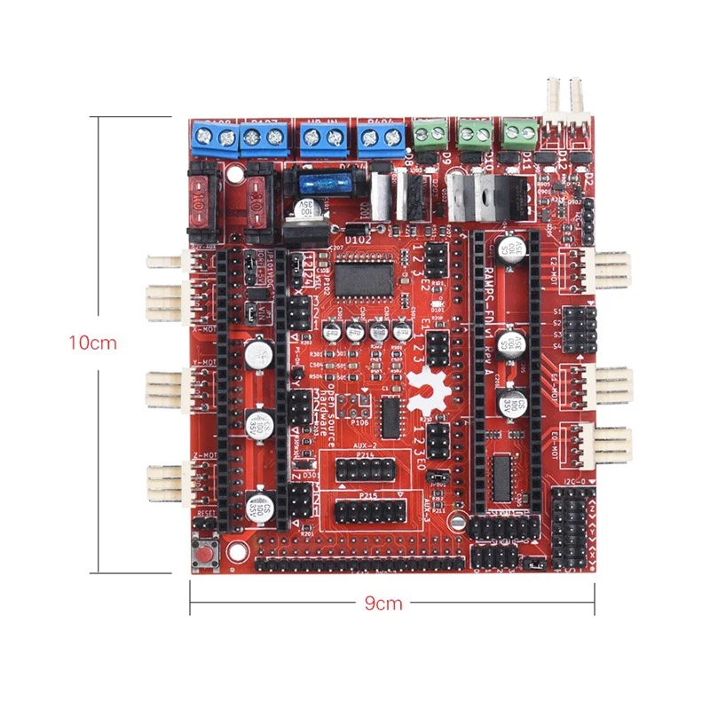 Плата управления, материнская плата 3D-принтера Reprap Ramps-Fd Shield Ramps 1,4 Плата управления совместима с Arduino Due 3d принтер