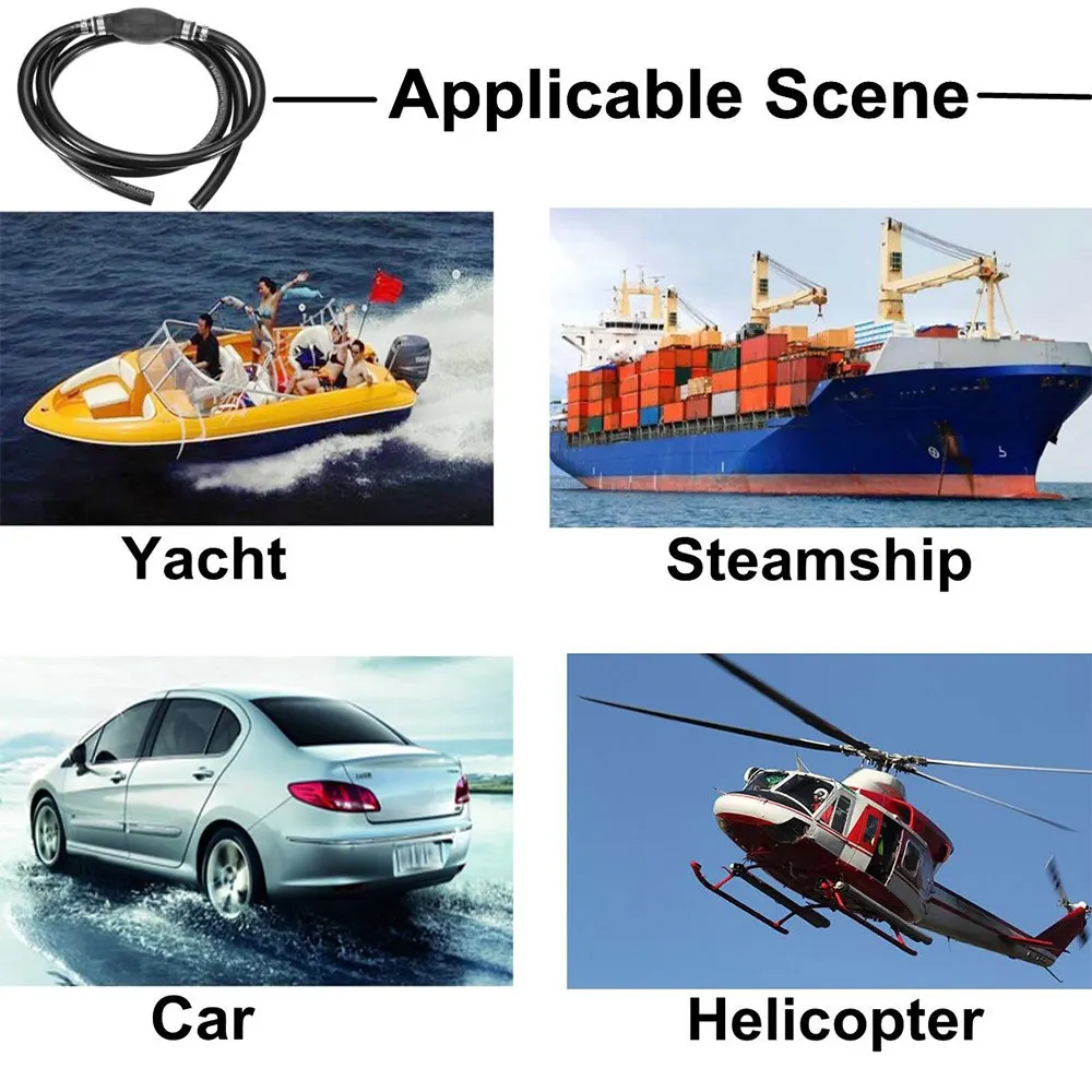 Vehemo 12 мм топливная линия в сборе RVs труба Подвесной лодочный шланг для тракторов