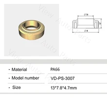 200pcs Fit for Honda Car Fuel injector Plastic Part Spacer Seal Fuel Injector Repair Kit 13*7.8*4.7mm VD-PS-3007