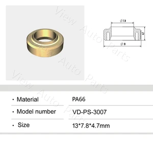 200pcs fit for honda car fuel injector plastic part spacer seal fuel injector repair kit 137 84 7mm vd ps 3007 free global shipping