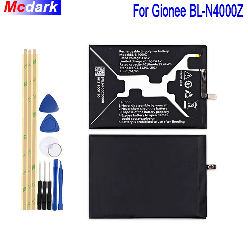 Mcdark 4010mAh аккумулятор для Gionee BL N4000Z аккумуляторная батарея AKKU ACCU PIL мобильный