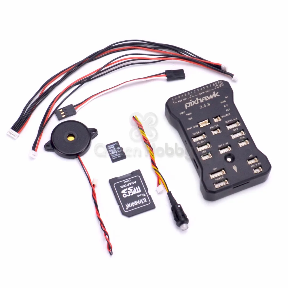 Комплект рамок для квадрокоптера S500 w/ Pixhawk 2.4.8 M8N GPS PM Minim OSD Телеметрия PPM I2C RGB 2312 920kv