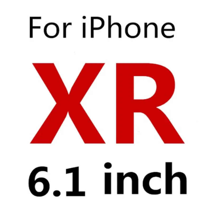 XR 3D Curved tempered glass for iphone XS Max Xr X 8 7 6 6s soft edge screen protector for iPhone 6 6S 7 8 plus protective glass - Цвет: XR