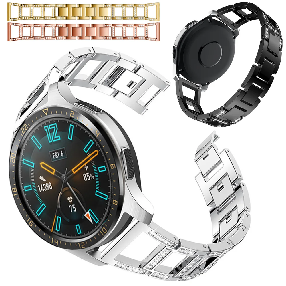 Ремешок для часов из нержавеющей стали HUAWEI Watch GT сменный женский браслет со