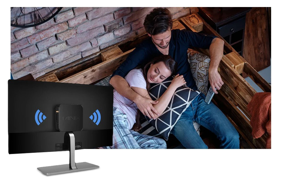 MINIX NEO N42C-4 MINI PC официальный Windows 10 Pro 64-bit мини P C 4G/32G Gigabit WI-FI USB 3,0 Pentium N4200 мини-ПК