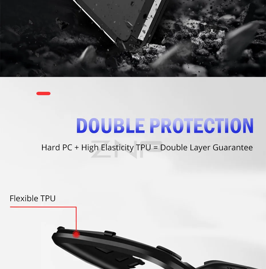 ZNP противоударный чехол-подставка для huawei P20 P30 Lite huawei P, умный чехол-держатель с кольцом для huawei mate 20 P30 P20 Pro Honor 20, чехол