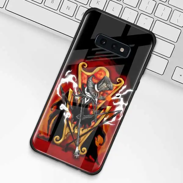 008 Чехол из закаленного стекла Jack Skellington Before Christmas для samsung Galaxy S10 S10e S9 S8 S10 Plus Note 9 A50 A30 - Цвет: 008
