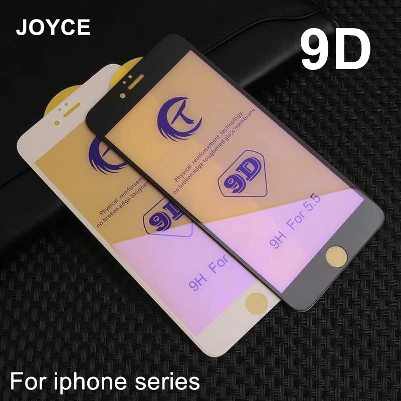 Стекло JOYCE 9D Blu ray для iPhone7 8 6 x анти синий светильник защитная пленка стекло 7 8plus xr