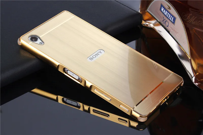 Матовый зеркальный чехол-накладка алюминиевый металлический каркас