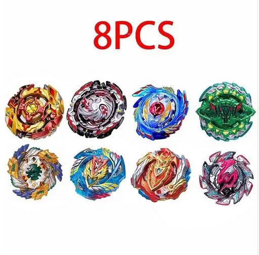 8PCS-14 128-2 Забавные B-133 B-134 B-135 набор Beyblade Burst бей лезвие игрушка из металла Funsion бейблэйд ящик для хранения с ручкой пусковое устройство, игрушки для детей - Цвет: 8PCS-14 128-2