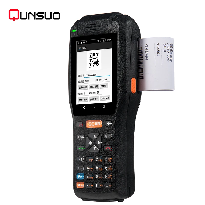 Лидер продаж мини принтер GPRS/3G/WI FI/NFC/Bluetooth Портативные Промышленные КПК андроид
